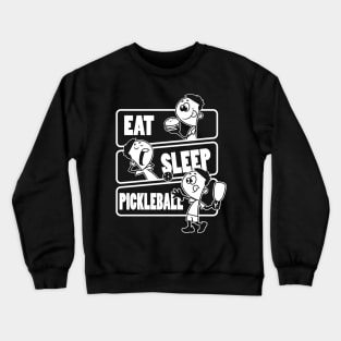 Eat Sleep Pickleball Repeat - Funny pickle ball sport design Crewneck Sweatshirt